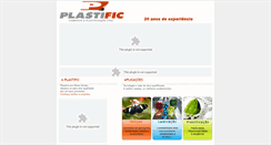 Desktop Screenshot of plastific.com.br